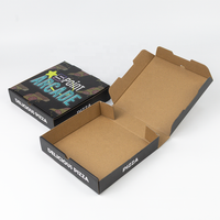 Usine de vente en gros à emporter boîte postale en carton ondulé personnalisé 12 pouces boîtes d'emballage boîtes à pizza