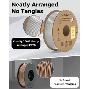 Filamento Hyper PETG Oficial de Creality, 1.75 mm, Transparente, 1 Kilogramo, Material para Impresora 3D de Alta Velocidad, 30-600 mm/s, 0.03 mm - Product Image 4