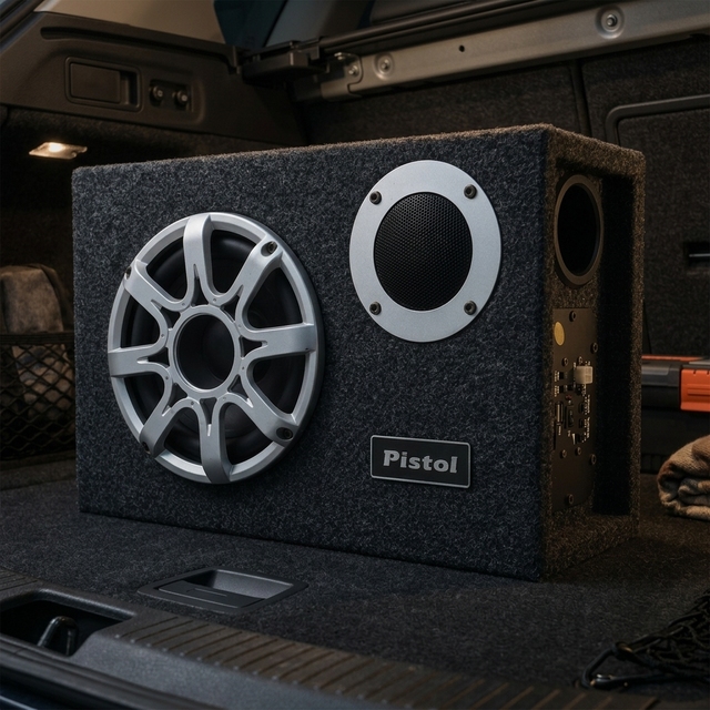 8 Inch Active Car Subwoofer Box 116 12V USB SD MP3 Built-in Amplifier Auto Power Bass Speaker Enclosure Car Audio System