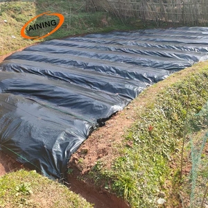 PP tissé <span class=keywords><strong>paysage</strong></span> tissu barrière contre les mauvaises herbes tissu vert noir anti herbe paillis couverture du sol pour l'aménagement paysager couverture de jardin - Product Image 5