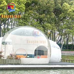 Duidelijke Transparante Opblaasbare Bubble Camping Tent Buiten Gebruik - Product Image 5