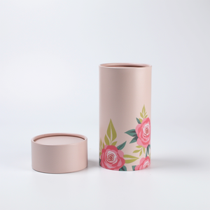 Custom Printed Biodegradable Cylinder Paper Tubes Cosmetic Packaging Kraft Paper Core Tube <b>Round</b> Cardboard <b>Boxes</b> - Product Image 2