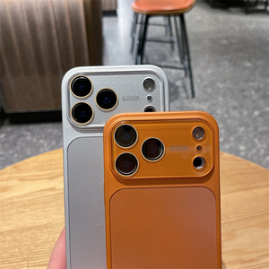 เคสโทรศัพท์มือถือโลหะรุ่นใหม่สำหรับ iPhone 17 Pro Max 15 12  แบบแข็ง สีพื้น ป้องกันแรงกระแทก - Product Image 5