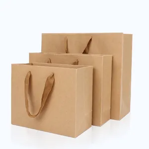 customised bags shopping with logo coated print custom packaging cardboard bag