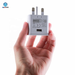 Topk — <span class=keywords><strong>chargeur</strong></span> mural de téléphone portable rapide à 3 broches, adaptateur de voyage UK, pour <span class=keywords><strong>Samsung</strong></span> <span class=keywords><strong>Galaxy</strong></span> S6 S7 S8 <span class=keywords><strong>S9</strong></span> S10 - Product Image 3
