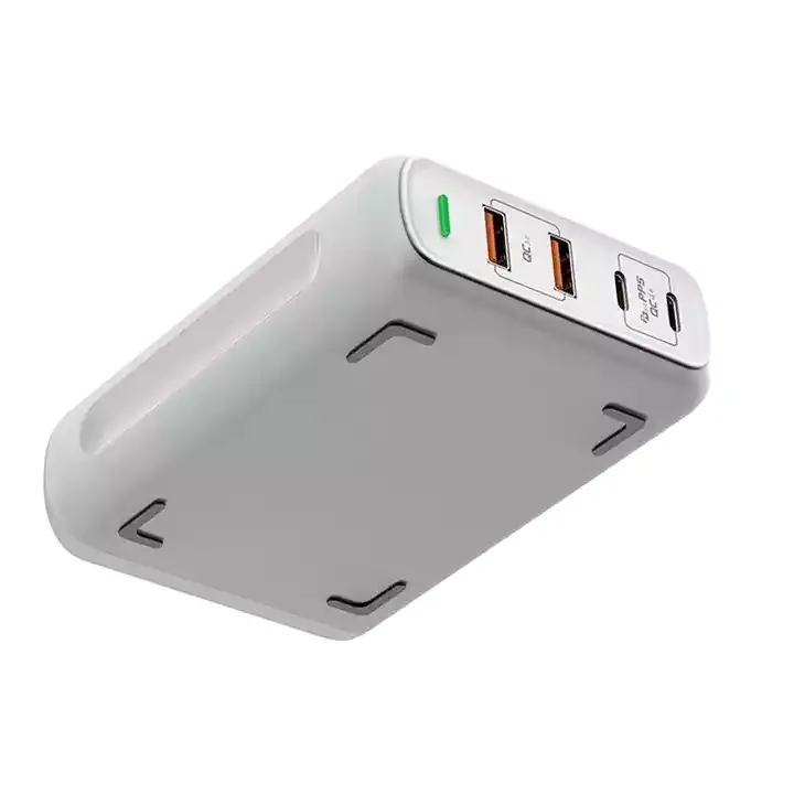 HUNDA pengisi daya ponsel universal 120w desktop perjalanan multi port stasiun pengisi daya ponsel grosir untuk ponsel iphone android