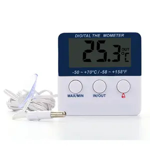 Grower MAX MIN Refrigerator alarm Thermometer Manufacture indoor outdoor Temperature meter probe temperature instrument