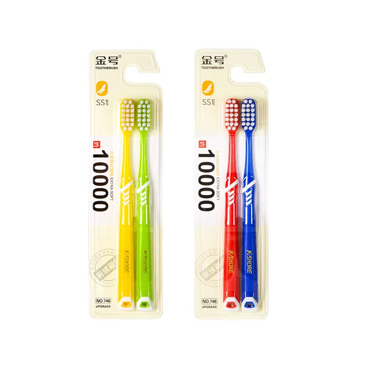 No.746 Environmental protection super soft bristle toothbrush comfortable handle tooth protection toothbrush