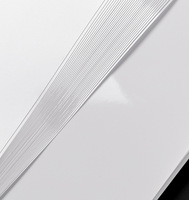 Papier auto-adhésif double face épais et durable A4/A3 230g, papier couché vierge brillant personnalisable pour les magazines de cartes de visite