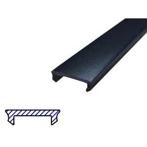 Copertura Universale per Profili in Alluminio, Diffusore di Fumo Nero da 3 Metri, Paralume per BAZ1707 BAZ1715 BAZ5208 BAZ2507 BAZ2515 - Product Image 1