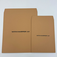 Sacs d'expédition en kraft biodégradable et recyclable avec logo personnalisé et bande déchirable pour chaussures et chaussettes – Emballage durable
