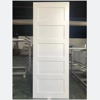 Porte Shaker Américaine Moderne avec Surface Finie en MDF + Construction en Bois Massif – Prix pour Utilisation en Chambre à Coucher