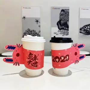 Kunden spezifisches Design Druck fotos kpop Cup Sleeve benutzer definierte mit Griff