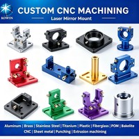 Base de montage en aluminium 6063 anodisé dur, OEM, à rainure en queue de pie, pour alignement d'interféromètres