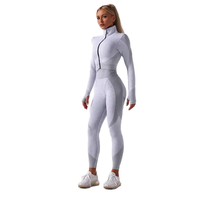 Legging Olahraga Wanita 3-Piece Model Terbaru 2026, Seamless Solid, Breathable, High-Waisted, Cocok untuk Fitness, Yoga, Gym, Jogging, dan Lari