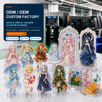 Akrilik Display Kustom Glitter Akrilik 3D Epoxy Dome untuk Hadiah Penggemar Idol Tersedia Grosir & Sampel Akrilik Cermin Foil Emas