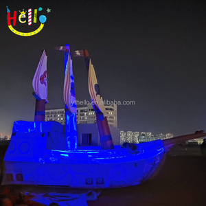 <span class=keywords><strong>Bateau</strong></span> <span class=keywords><strong>pirate</strong></span> gonflable géant simulé du Moyen Âge avec led - Product Image 2