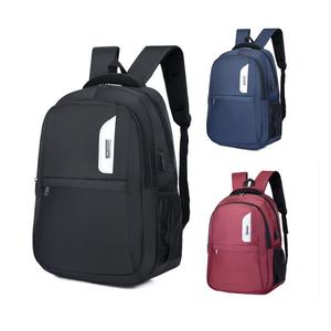 Men's Backpack With Usb Port 20-35L Business Travel Laptop Bag Solid Color Detachable Straps - Product Image 1