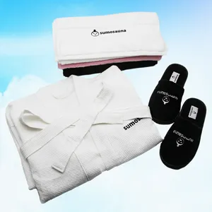 Wholesale customised big size body towel 5 star hotel terry towel and robe set bath set of towel in hotel