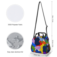 Sac Isotherme Personnalisé en Non-Tissé – Glacière Portable à Bandoulière et à Main pour Préparation et Transport de Repas Frais Réutilisable