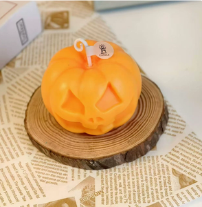 Vente <span class=keywords><strong>en</strong></span> gros d'usine, bougie parfumée <span class=keywords><strong>en</strong></span> forme de citrouille Jack O'Lantern 3D, bougie <span class=keywords><strong>en</strong></span> cire de soja naturelle, figurine de citrouille d'Halloween, <span class=keywords><strong>2</strong></span> tailles au choix - Product Image 2