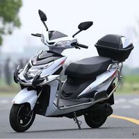 Moto électrique rapide 1500W 3000W avec coffre, frein à disque, 60 km/h, idéale pour la montagne et la livraison (pour adultes)