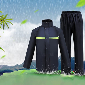 Version universelle vélo électrique moto personne seule entièrement imperméable à l'eau ensemble de pantalons de pluie - Product Image 2