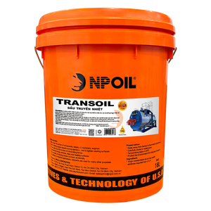 Huile de transfert thermique NPOIL TRANSOIL, seau de 18 L, fût de 200 L, huile industrielle pour systèmes de transfert thermique dans diverses industries - Product Image 1