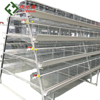 Système d'équipement de type A, cages à poules à étages, machine d'élevage avicole automatique pour la production d'œufs