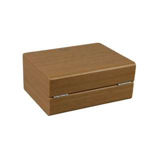 Estuche de Almacenamiento Individual para Regalo, Almohada para Reloj, Chapa de MDF con Diseño de Grano de Madera, Rectangular, Hecho a Mano, Logotipo Personalizado, Madera Ecológica de Lujo DS - Product Image 3