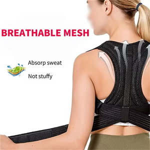 FSPG Cinturón de Soporte <span class=keywords><strong>Lumbar</strong></span> Ortopédico Ajustable y Transpirable para Adultos, Corrector de Postura para Hombres y Mujeres, Alivio del Dolor de Espalda - Product Image 2