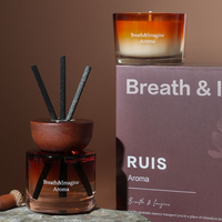 Coffret Cadeau Luxe de Bougies Parfumées Artisanales en Cire de Soja et Diffuseurs à Bâtonnets en Cristal pour l'Aromathérapie - Personnalisation Logo pour les Fêtes et le Ramadan