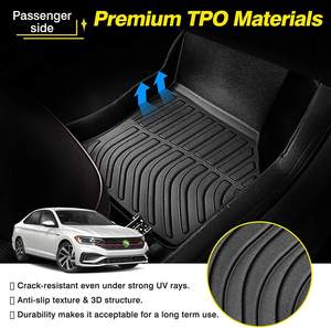 Alfombrillas de TPE 3D para el <span class=keywords><strong>Interior</strong></span> del coche, accesorios para el suelo, revestimiento, alfombra para Subaru WRX 2013-<span class=keywords><strong>2018</strong></span> - Product Image 4