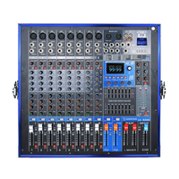 Console de mixage audio professionnelle 8 canaux 650 W*2 avec effets DSP, stéréo haute puissance pour scène, mariage, DJ, KTV, sonorisation en direct