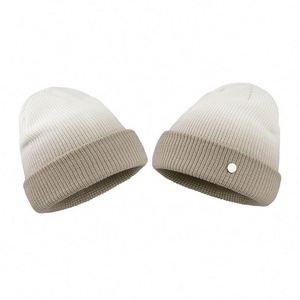 Hot Selling Fashion Custom Gradient Tie Dye Cuffed Winter Knitted Fisherman <b>Beanie</b> <b>Hat</b> for Women and Girls - Product Image 4