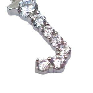 UM Jewelry Classic 925 <b>silver</b> letter Charm Pendant <b>necklace</b> for women children anniversaries wedding gifts and party occasions - Product Image 3