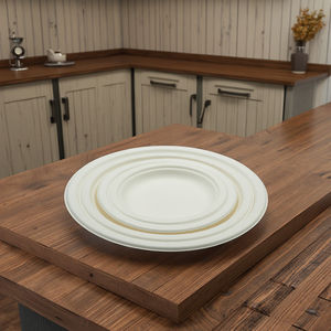 Lot <span class=keywords><strong>de</strong></span> 50 assiettes jetables <span class=keywords><strong>en</strong></span> papier écologiques compostables résistantes <span class=keywords><strong>de</strong></span> 8/9/10 pouces, biodégradables <span class=keywords><strong>en</strong></span> <span class=keywords><strong>fibre</strong></span> <span class=keywords><strong>de</strong></span> <span class=keywords><strong>canne</strong></span> à <span class=keywords><strong>sucre</strong></span>, bagasse, pour le dîner - Product Image 4