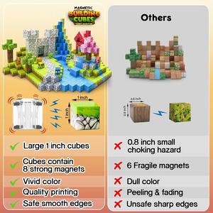 Blocchi Magnetici Pixel per Costruzioni Creative, Durevoli, per Sandbox, Sala Giochi, Educativi - Product Image 6