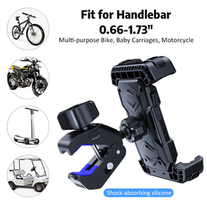 Support de téléphone universel rotatif à 360 degrés pour vélo, moto, vélo électrique, support de fixation pour navigation - Product Image 5