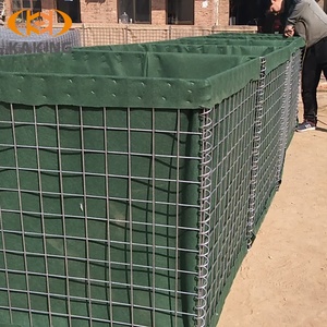 Hebei fabrika sel savunma Bastion kum torbası Gabion savunma bariyeri acil istinat duvar bariyerleri kum duvar Bastions - Product Image 4