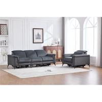 Großhandel Modernes Elektrisches Sektional-Relaxsofa-Set Stoff-Ecksofa mit Bluetooth-Lautsprecher Massage Klappbarer Tisch