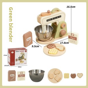 <span class=keywords><strong>Cafetera</strong></span>, Panificadora y Batidora de <span class=keywords><strong>Juguete</strong></span> Interactivas de Madera para Niños Pequeños y Bebés, Juego de Simulación de Cocina - Product Image 6