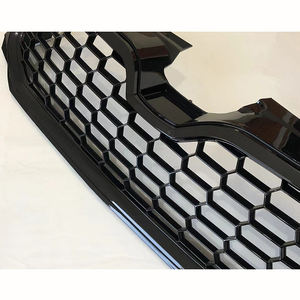 Nuevo estilo Hallow Honeycomb car Grille para VW <span class=keywords><strong>Skoda</strong></span> Octavia upgrade <span class=keywords><strong>RS</strong></span> 2014 2015 2016 2017 negro - Product Image 3