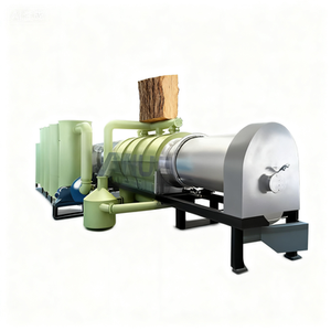 Four de carbonisation continu pour la fabrication de charbon de bois à partir de coques de noix de coco et de noix - Product Image 1