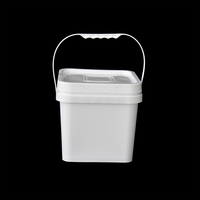 Les ventes d'usine PP matériel 9qt/10qt/11qt/12qt/14qt/15qt/19.5qt/20qt/22qt/26qt/36qt seaux en plastique pour multi-usages