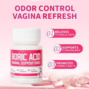 Prof.Ding OEM Atacado Ácido Bórico Supositórios Comprimido Vagina Limpeza pH Balance Cápsulas <span class=keywords><strong>Vaginal</strong></span> Pops Supositório - Product Image 4