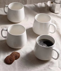 Soft Ceramic Texture Nordic Matte Customizable Colors Cartoon Pattern Coffee Mugs for <b>Kids</b>-Back School Party Use Lid Spoon 400ml - Product Image 5