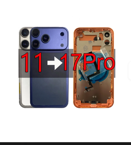 Carcasa Trasera para XR Similar a 17 Pro, Reemplazo de Marco Central de Batería + Cable Flexible para Convertir XR 11 a 17 Pro - Product Image 1