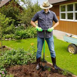Outil de plantation de bulbes de jardin à long manche, <span class=keywords><strong>coupe</strong></span>-bordures manuel <span class=keywords><strong>pour</strong></span> pelouse de jardin, <span class=keywords><strong>coupe</strong></span>-bordures <span class=keywords><strong>pour</strong></span> jardinage - Product Image 2