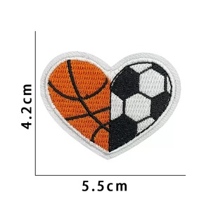 Parches de Baloncesto Bordados, Insignia 'Eat Sleep Basketball Repeat', Aplique Termoadhesivo 'Slam Dunk' para Camisetas de Equipo y Ropa Deportiva - Product Image 5